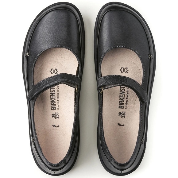 Birkenstock Shoes - Birkenstock Iona Black Mary Jane Flats